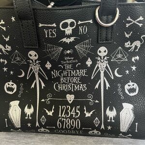 Disney Black and White Nightmare Before Christmas Tote
